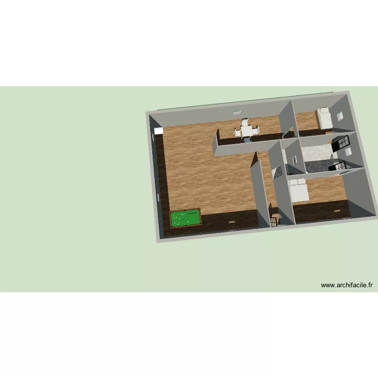 aicha. Plan de 5 Pièces et 146 m² aicha. Plan de 5 Pièces et 146 m²