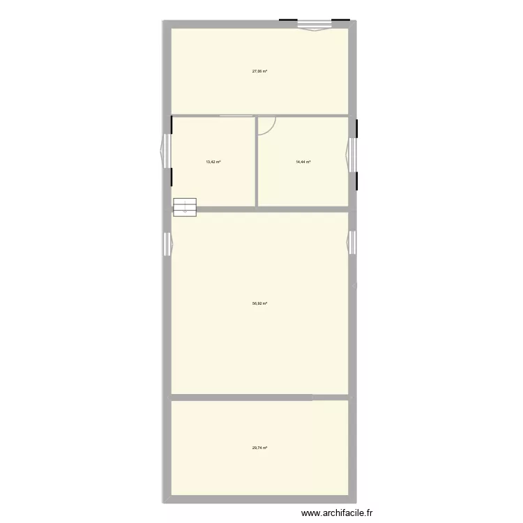 Combles. Plan de 19 et 566 m² Combles. Plan de 19 et 566 m²