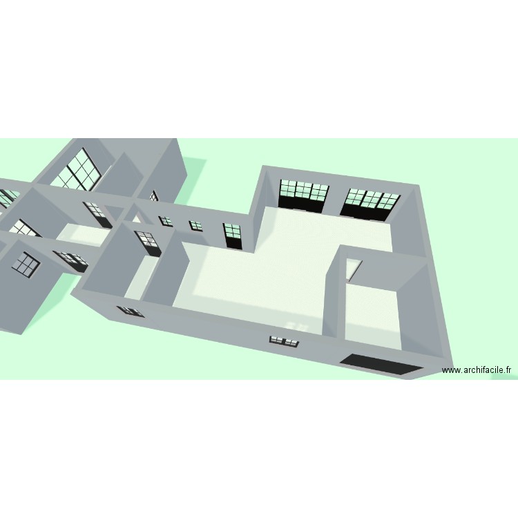 maison saint esprit version extension 1. Plan de 9 pièces et 157 m2