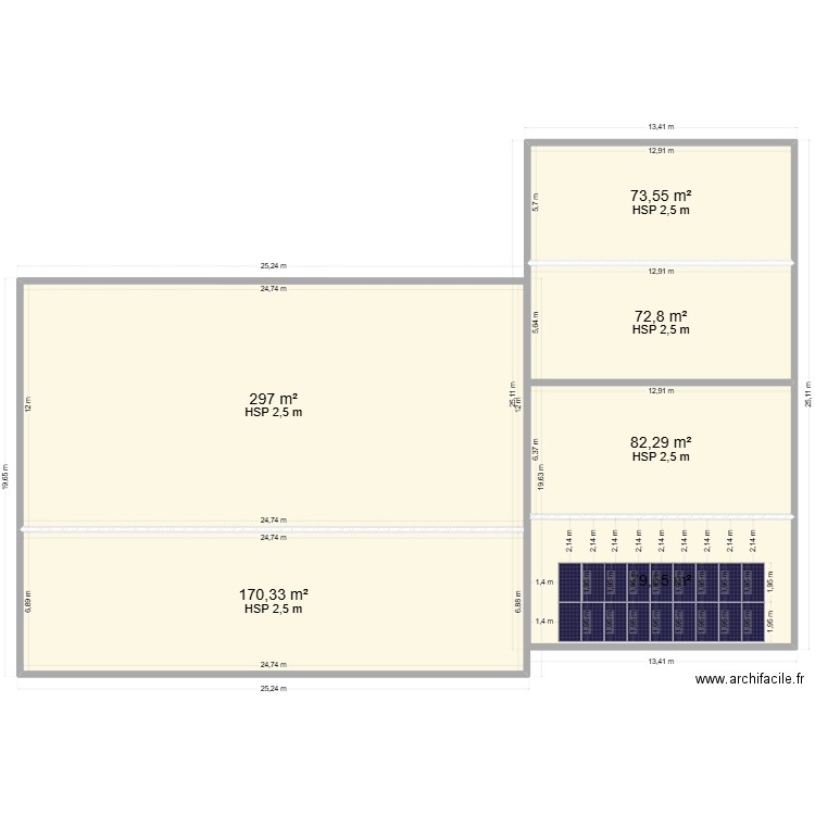 M. HELLERINGER 1. Plan de 6 pièces et 776 m2