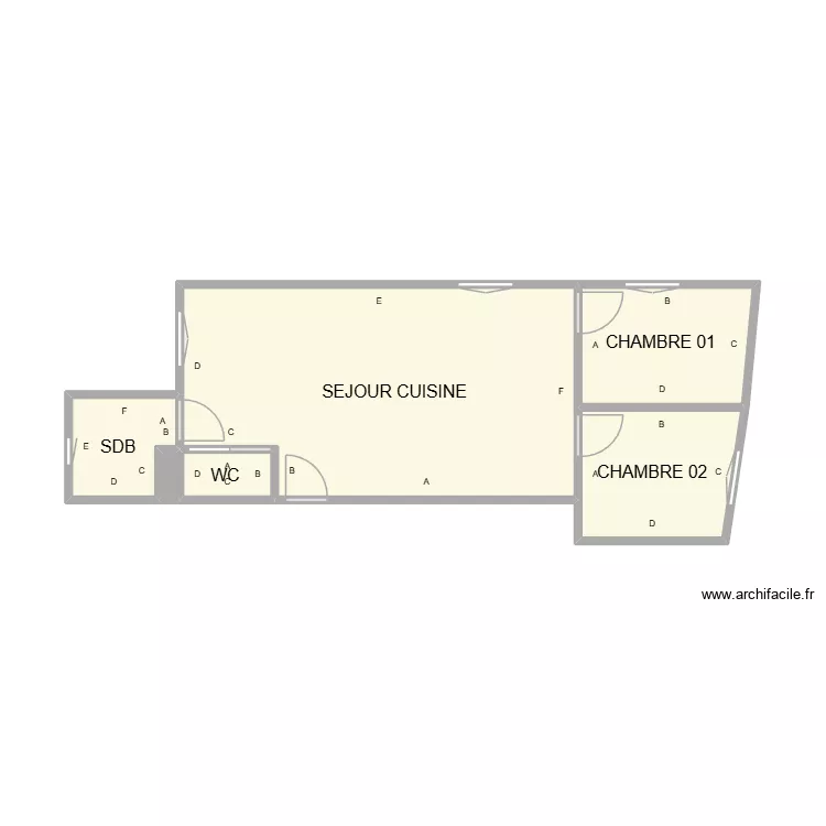 PLAN DIDEROT DROITE. Plan de 