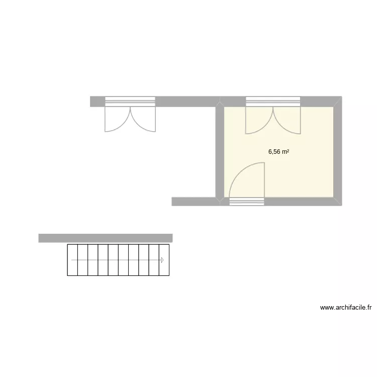 Etage. Plan de 1 Pièce et 7 m² Etage. Plan de 1 Pièce et 7 m²