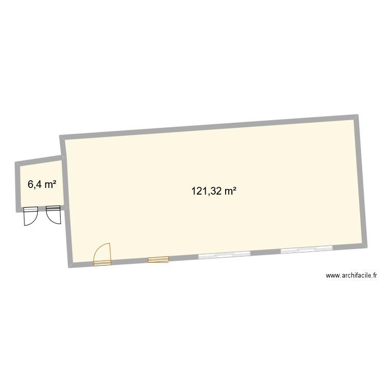 lecousseix. Plan de 5 pièces et 244 m2