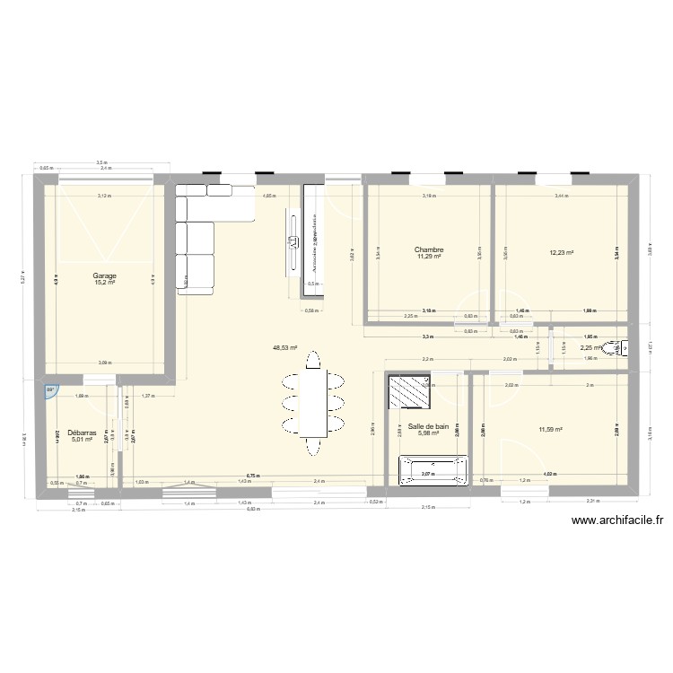 projet 2. Plan de 0 pièce et 0 m2