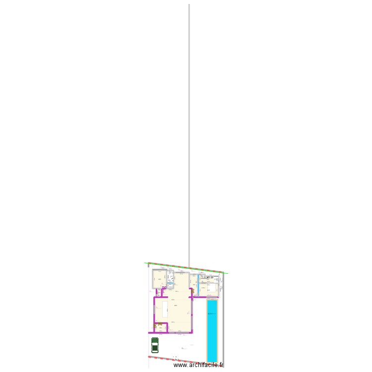 Diamond 12 V2 30 aout. Plan de 9 pièces et 145 m2