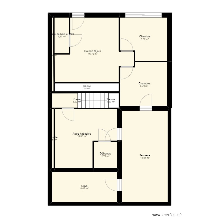Beau0. Plan de 0 pièce et 0 m2