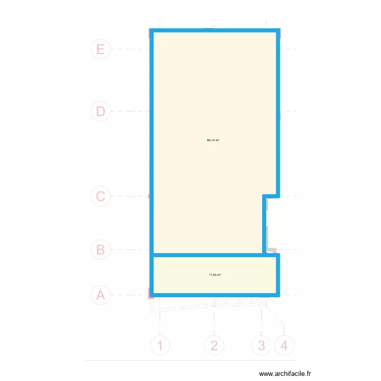 R+2 V3. Plan de 2 et 78 m² R+2 V3. Plan de 2 et 78 m²