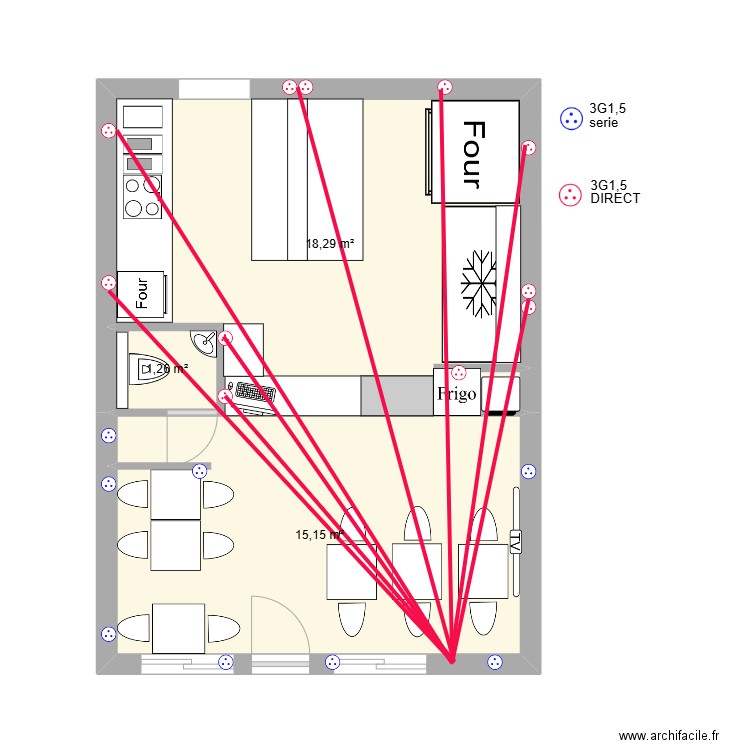 la casa PRISE. Plan de 0 pièce et 0 m2