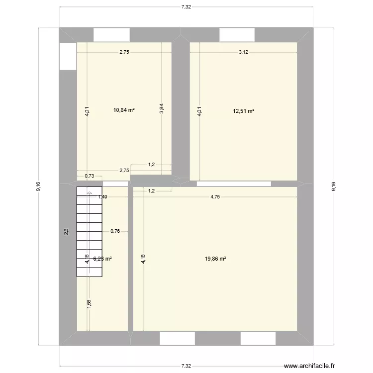 LAURENT RDC EXSISTANT. Plan de LAURENT RDC EXSISTANT. Plan de