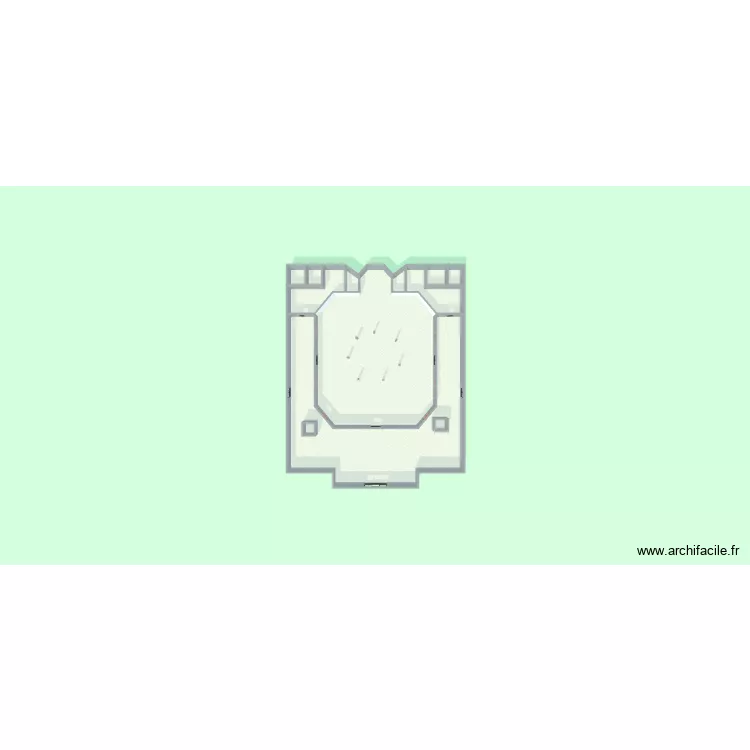 MOSQUE. Plan de 12 et 743 m² MOSQUE. Plan de 12 et 743 m²