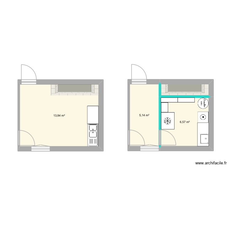 Buanderie / Vestiaire Nougaroulet. Plan de 0 pièce et 0 m2