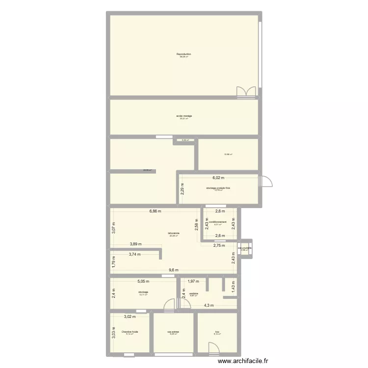 lacours. Plan de 14 pièces et 247 m² lacours. Plan de 14 pièces et 247 m²