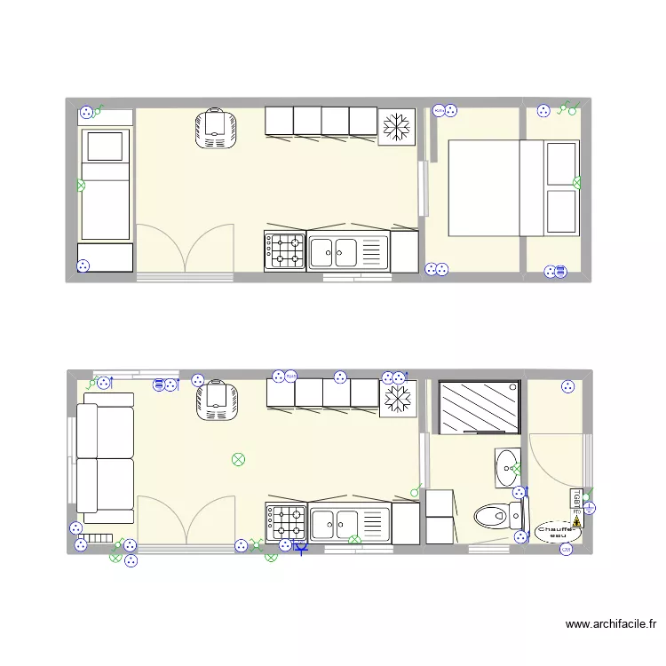 Cottage Boheme. Plan de Cottage Boheme. Plan de