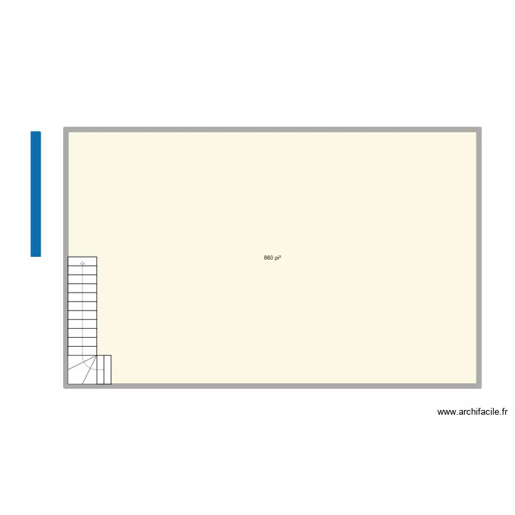 Sous-sol 2. Plan de 1 Pièce et 80 m² Sous-sol 2. Plan de 1 Pièce et 80 m²