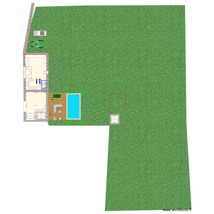 maison jo etage. Plan de 8 pièces et 169 m2