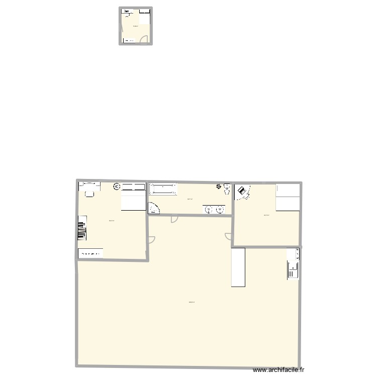 Maison de r&ecirc;ve. Plan de 0 pièce et 0 m2