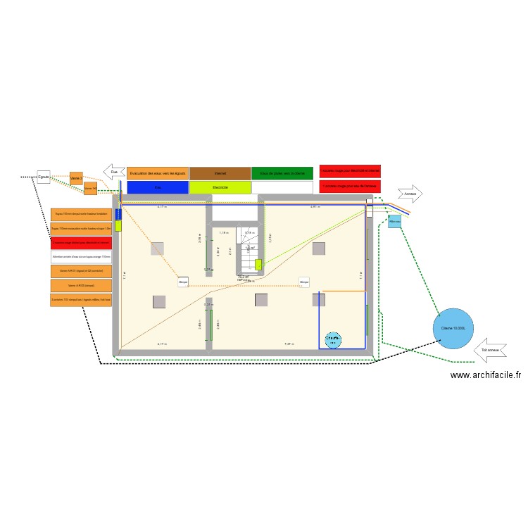 cave 01. Plan de 2 pièces et 78 m2