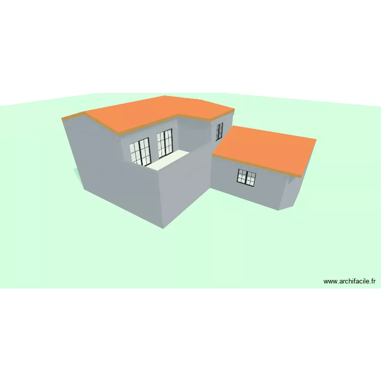 Plan &agrave; l\'&eacute;chelle 88. Plan de 6  et 258 m²