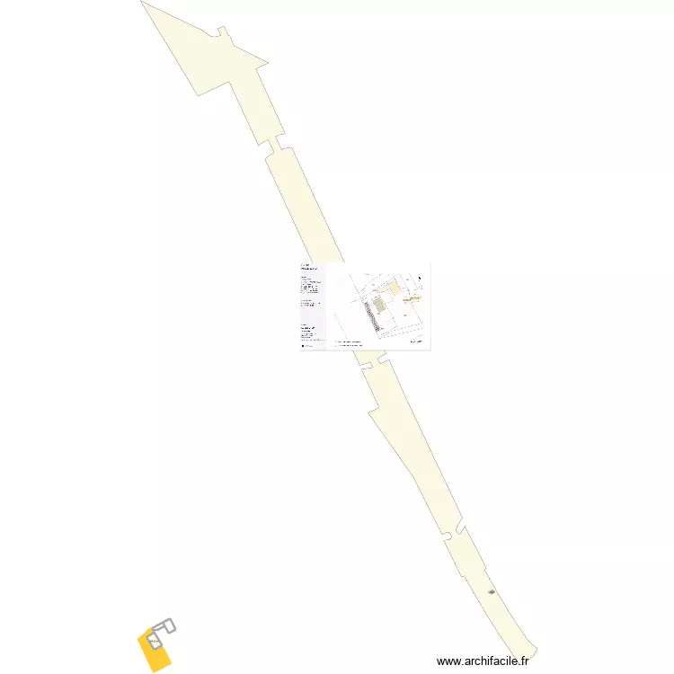 PLAN DE MASSE NEW SIECLE D\'OR. Plan de 4  et 470 m²