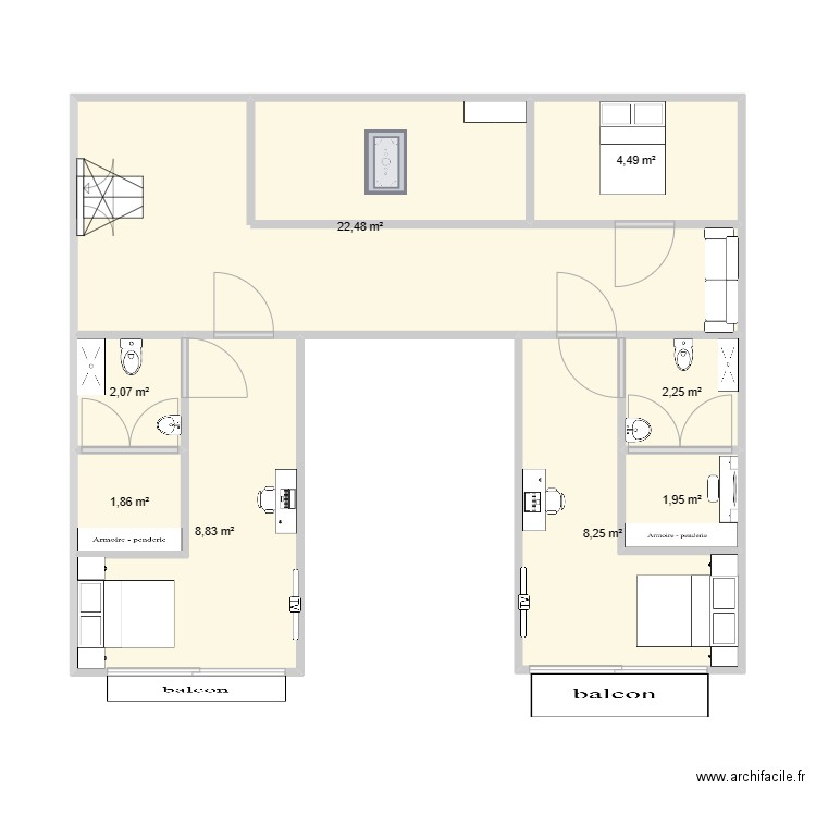 lena . Plan de 0 pièce et 0 m2