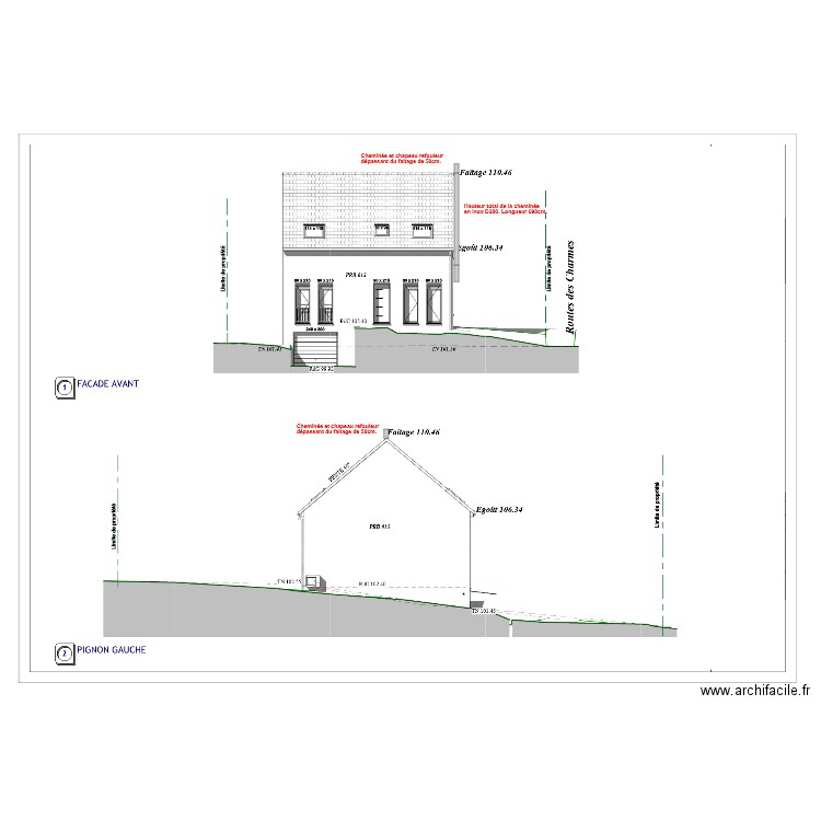 DP CHEMINEE AVANT + GAUCHE. Plan de 0 pièce et 0 m2