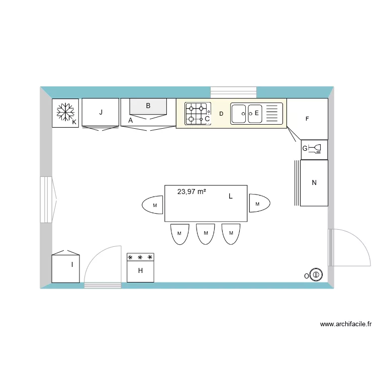 Am&eacute;nagement espace fauteuil . Plan de 
