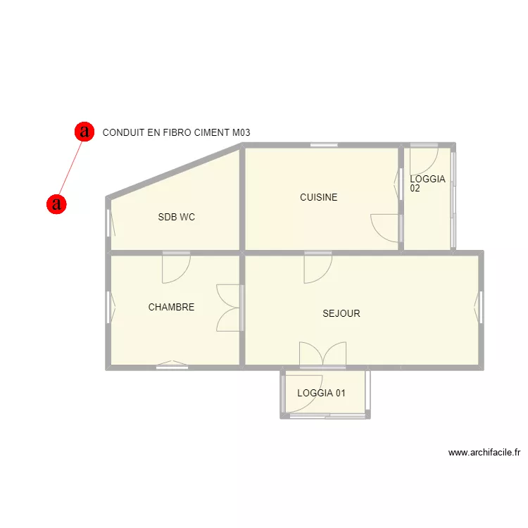 WOLF MAISON NIMES. Plan de 6  et 34 m²