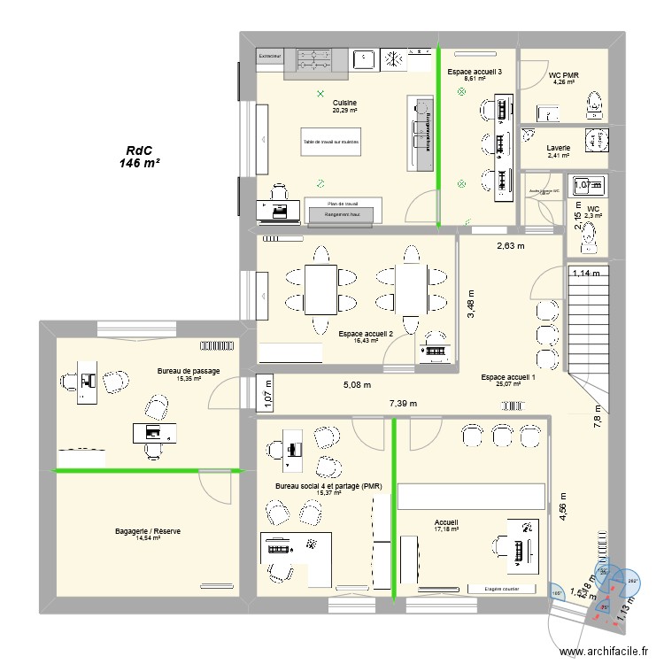20250316-Plans. Plan de 36 pièces et 443 m2