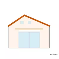 Fa&ccedil;ade arri&egrave;re projet&eacute;e 2