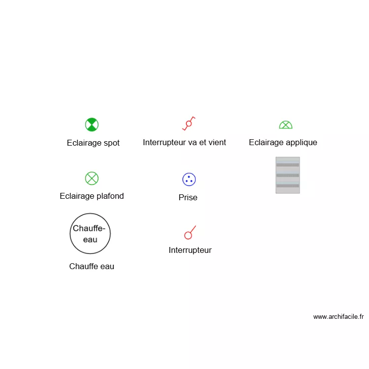 legende. Plan de legende. Plan de