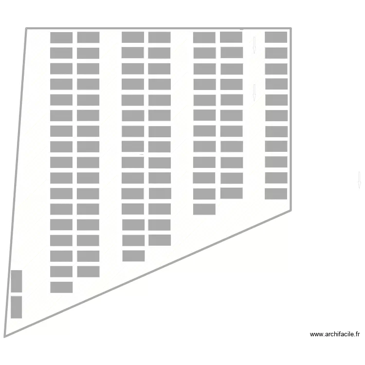 Zone thermique V1. Plan de 