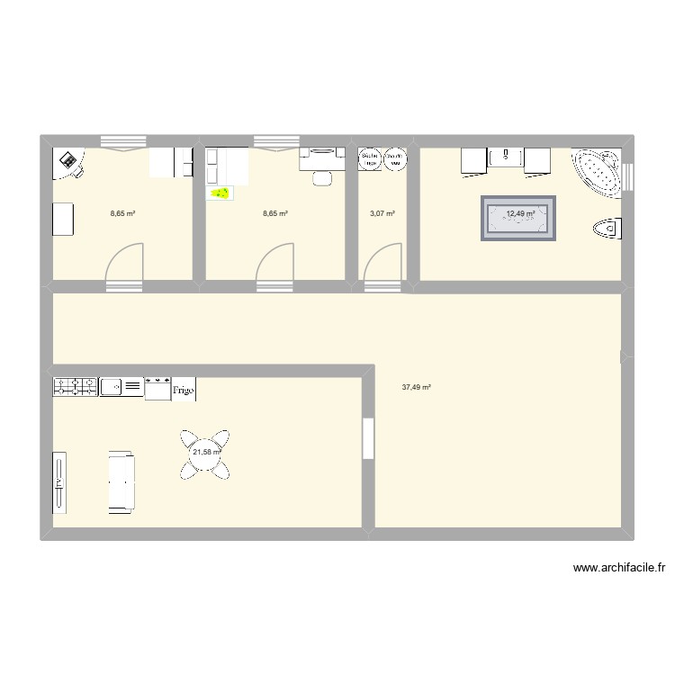 plan. Plan de 0 pièce et 0 m2