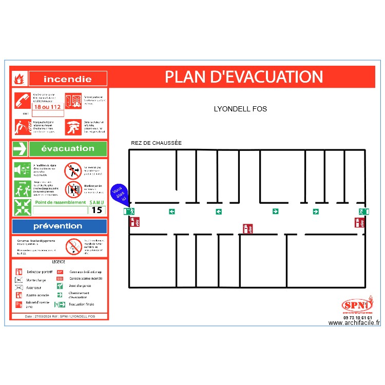 LYONDELL FOS REZ 27/03/2024. Plan de 0 pièce et 0 m2