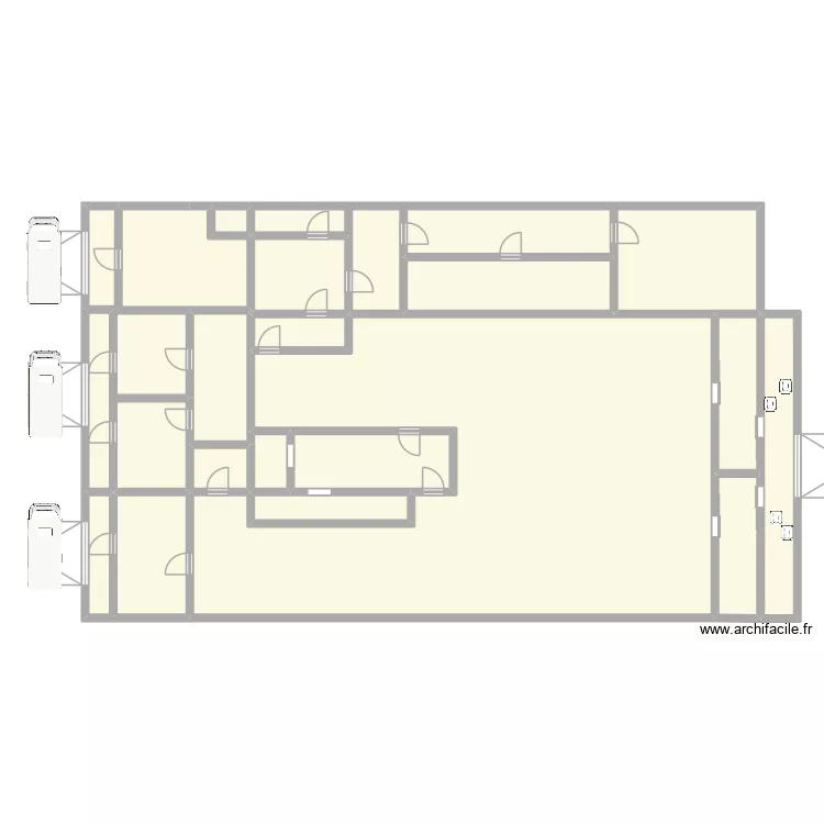 Ecotroph. Plan de 19  et 363 m²