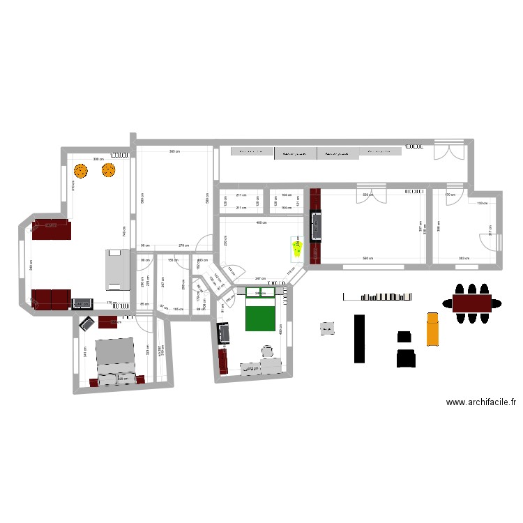assas. Plan de 0 pièce et 0 m2