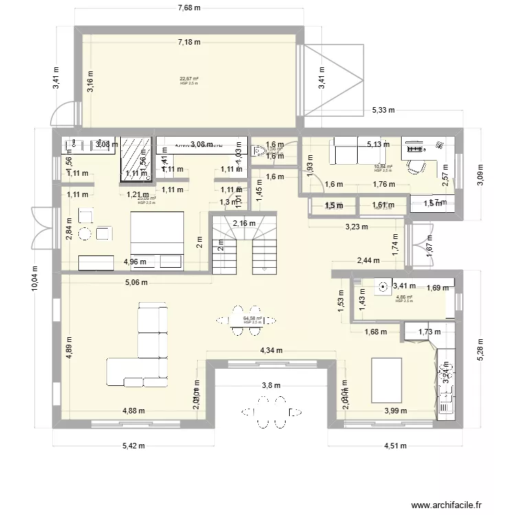 PLAN REZ DE CHAUSSÉ. Plan de PLAN REZ DE CHAUSSÉ. Plan de