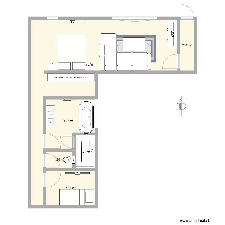suite 4. Plan de 