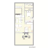 Appart en p&eacute;tant des murs