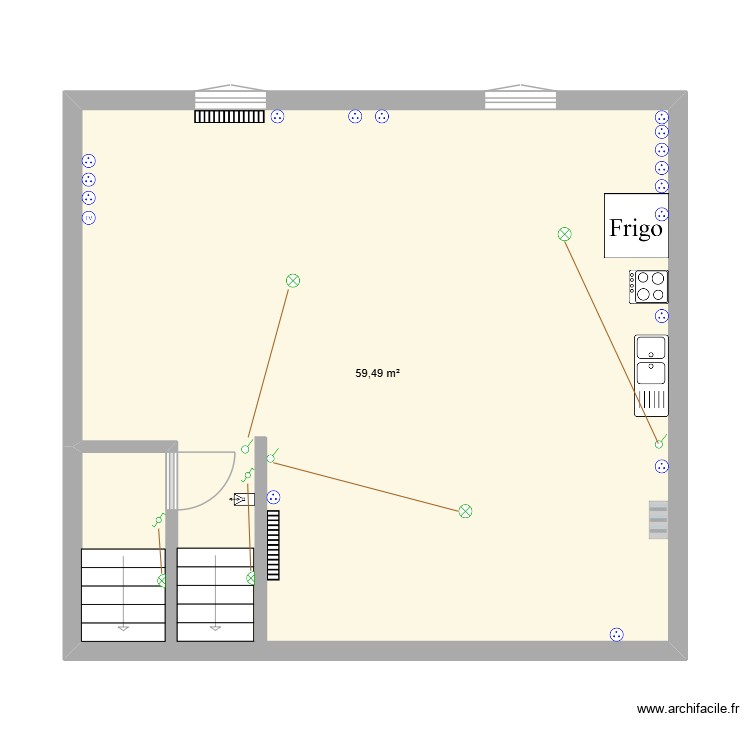 Darcillon étage. Plan de 0 pièce et 0 m2