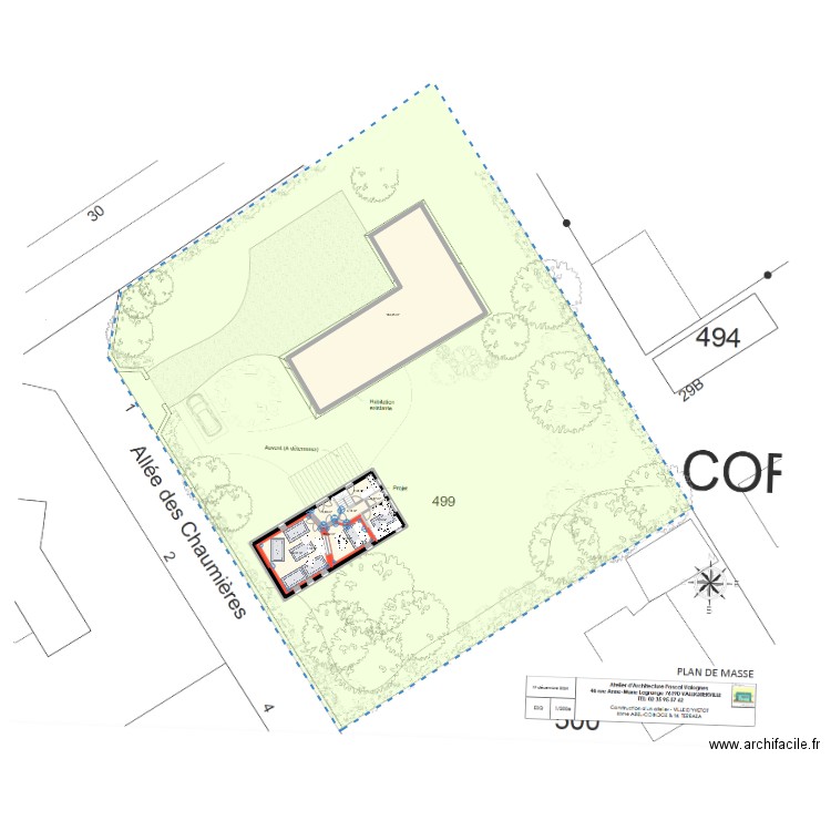 Projet Studio. Plan de 0 pièce et 0 m2