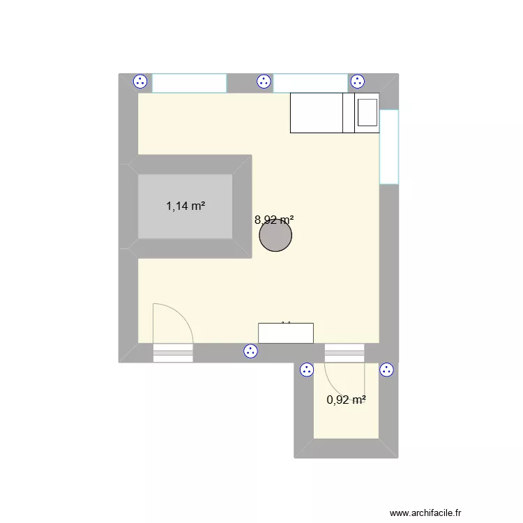 Appart de Pierre. Plan de 