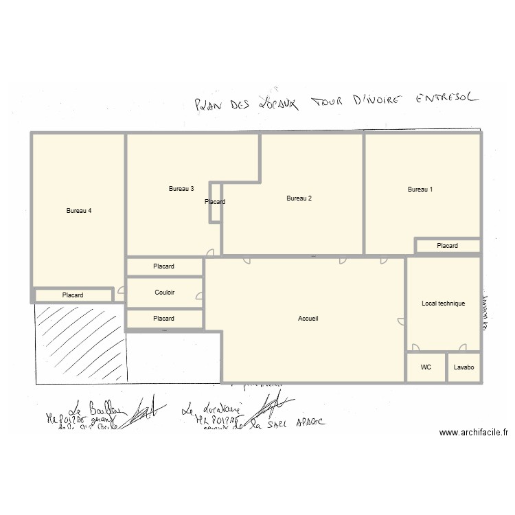 Plan POIZAT. Plan de 16 pièces et 1352 m2