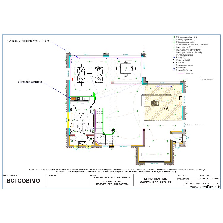 PLAN MUSSO RDJ. Plan de 0 pièce et 0 m2