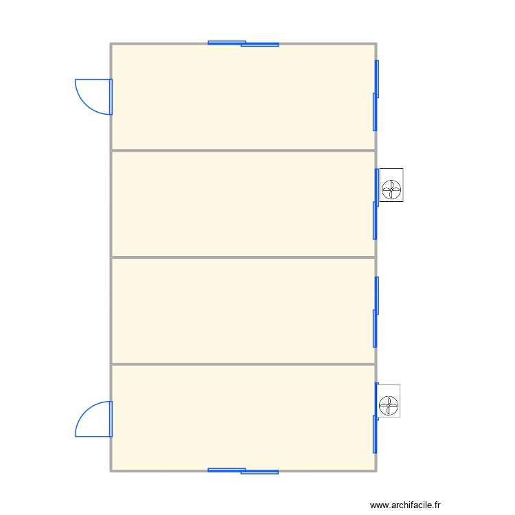 LOT DE 4 V516-V519. Plan de 0 pièce et 0 m2 LOT DE 4 V516-V519. Plan de 0 pièce et 0 m2