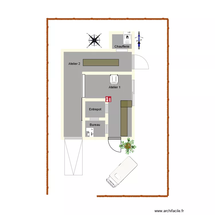 Lutz menuiserie eb&eacute;nisterie. Plan de 