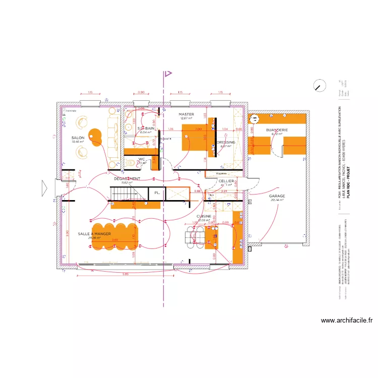 leclerq. Plan de 
