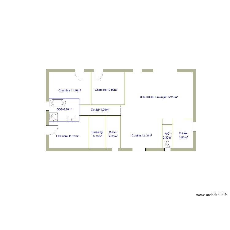 FERNANDES TREGOMAR. Plan de 0 pièce et 0 m2