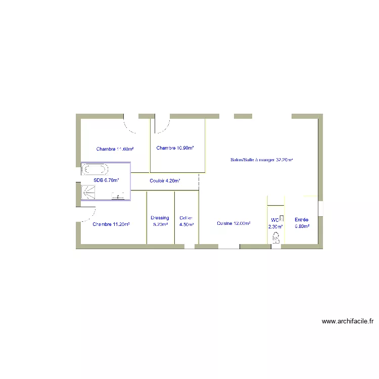 FERNANDES TREGOMAR. Plan de 