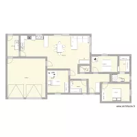 Plan 3 chambres + double garage V2