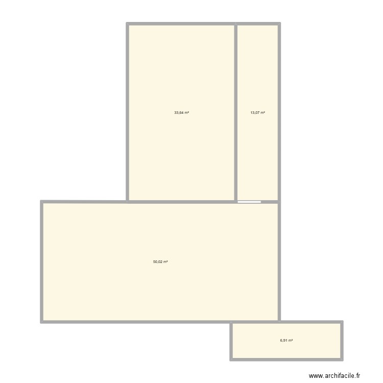 Maison balcon interieur. Plan de 4 pièces et 104 m2